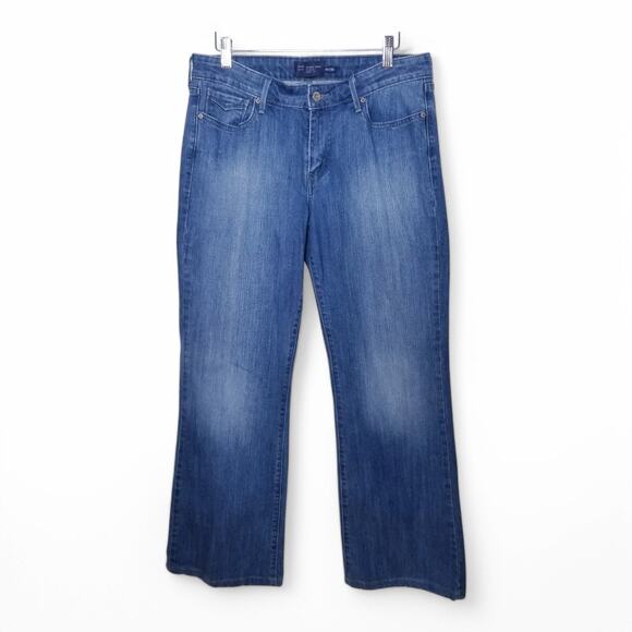 LEVI'S Jeans Slight Curve Classic Boot Cut Patch Pocket 2011 - Size 10M /30 - Picture 4 of 8